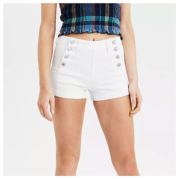 Express Pants - Express High Rise Sailor Shorts